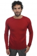 Baby Alpaga pull homme col rond christian rouge xs
